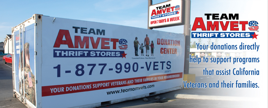 Schedule a Donation Pickup AMVETS Dept. of CA Service Foundation